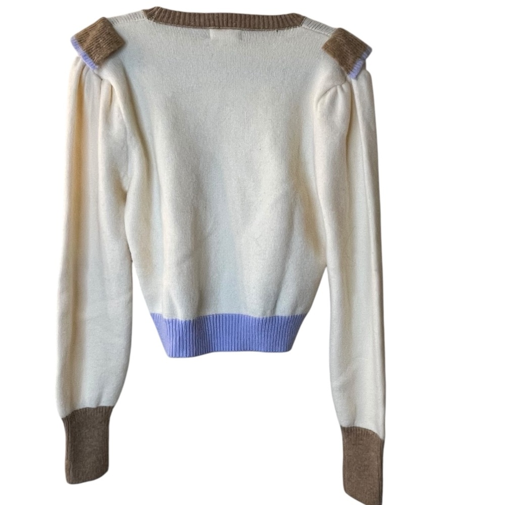 &Merci Ruffle Sweater Sz M - Picture 2 of 6